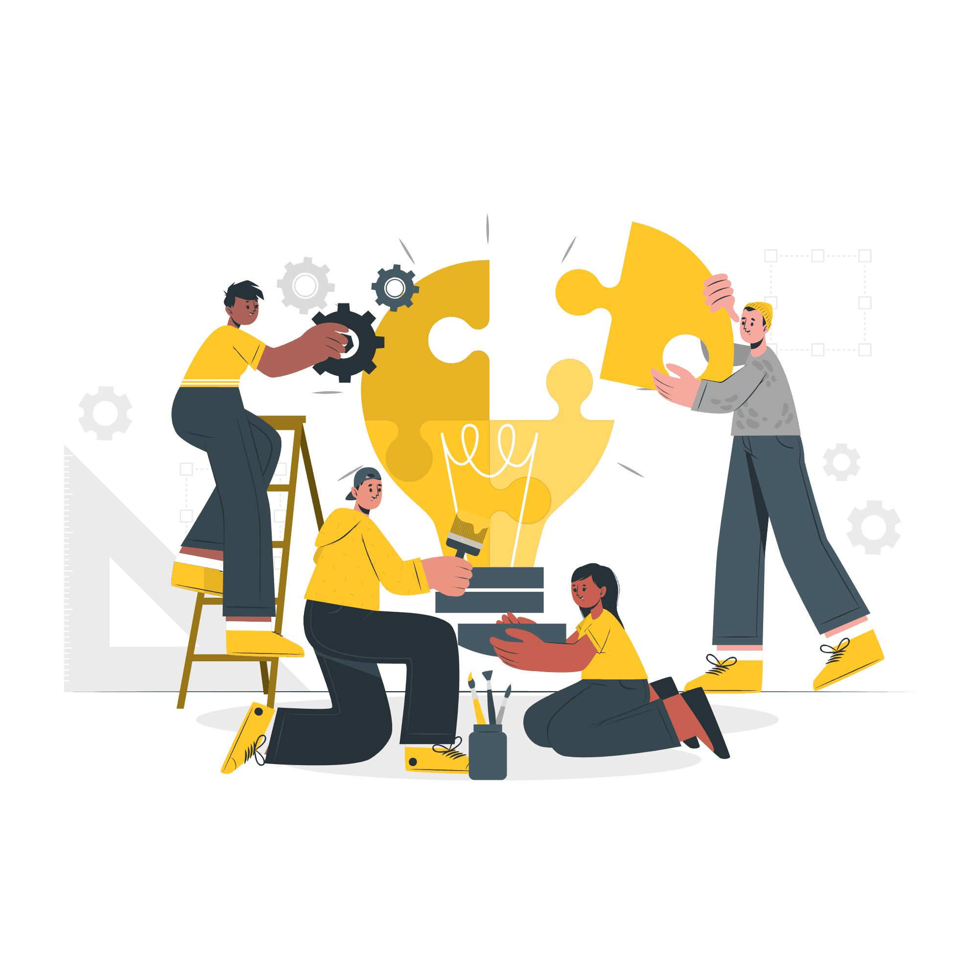 Our Team Collaborating